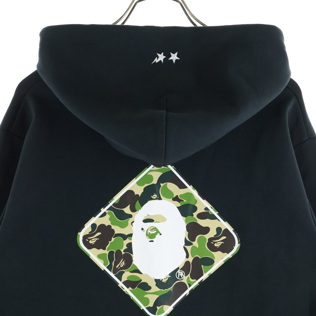 F.C.R.B./F.C.Real Bristol/FCRB(エフシーアールビー/エフシーレアルブリストル) ×BAPE プルオーバーパーカー フーディー ブラック FCRB-190107