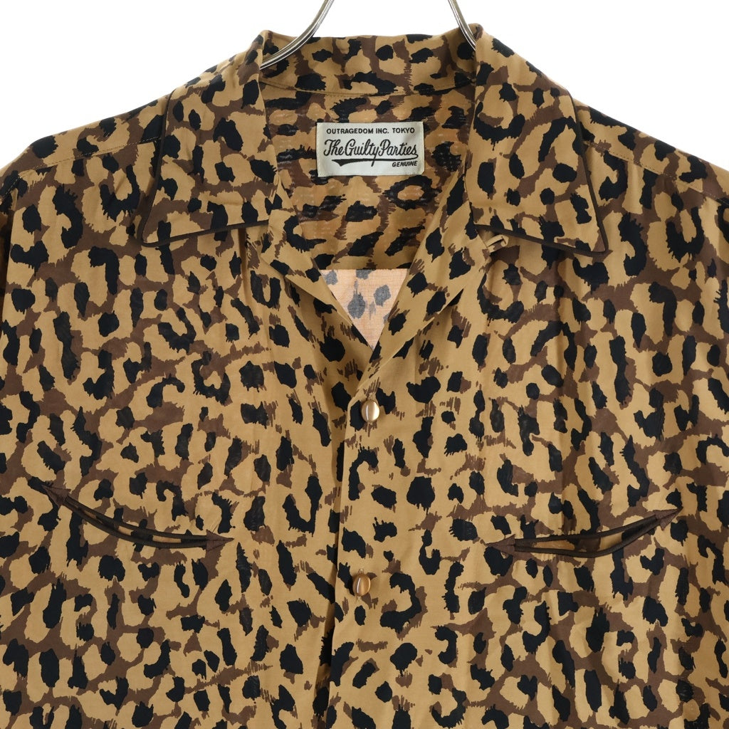 WACKO MARIA(ワコマリア) 21SS LEOPARD HAWAIIAN SHIRT S/S レオパード柄 アロハ半袖シャツ マルチ