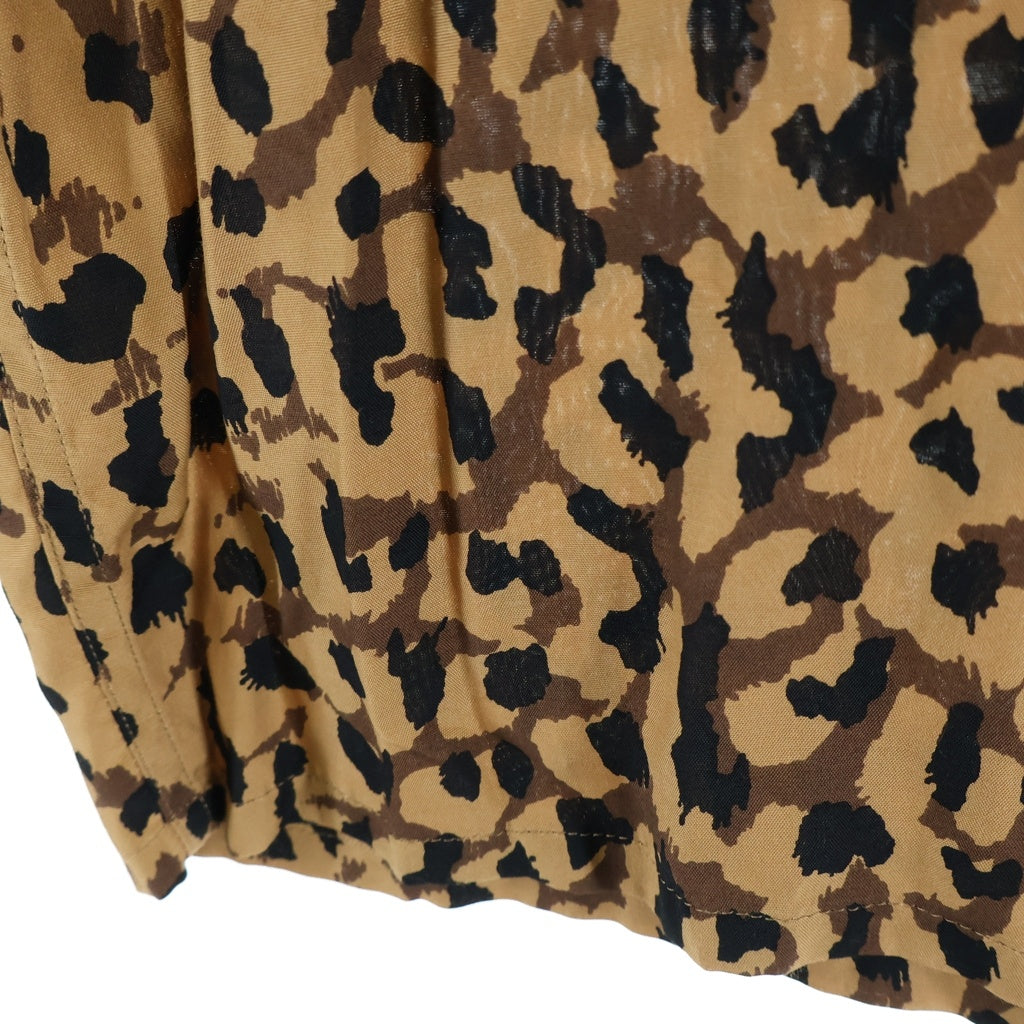 WACKO MARIA(ワコマリア) 21SS LEOPARD HAWAIIAN SHIRT S/S レオパード柄 アロハ半袖シャツ マルチ