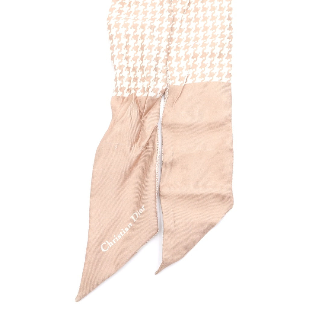 Christian Dior(クリスチャンディオール) Mitzah ミッツァ シルクスカーフ ピンク レディース