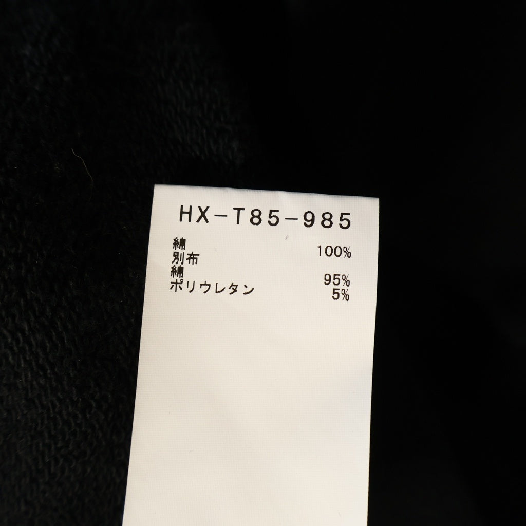 Yohji Yamamoto POUR HOMME(ヨウジヤマモト プールオム) 21AW ×NEW ERA DRAWING PRINT SWEAT PULLOVER HOODIE ニューエラ ドローイングプリント プルオーバースウェットパーカー ブラック HX-T85-985
