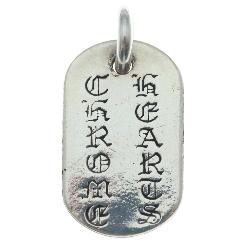 CHROME HEARTS(クロムハーツ) RAISED DOGTAG レイズドドッグタグ チャーム ネックレストップ シルバー