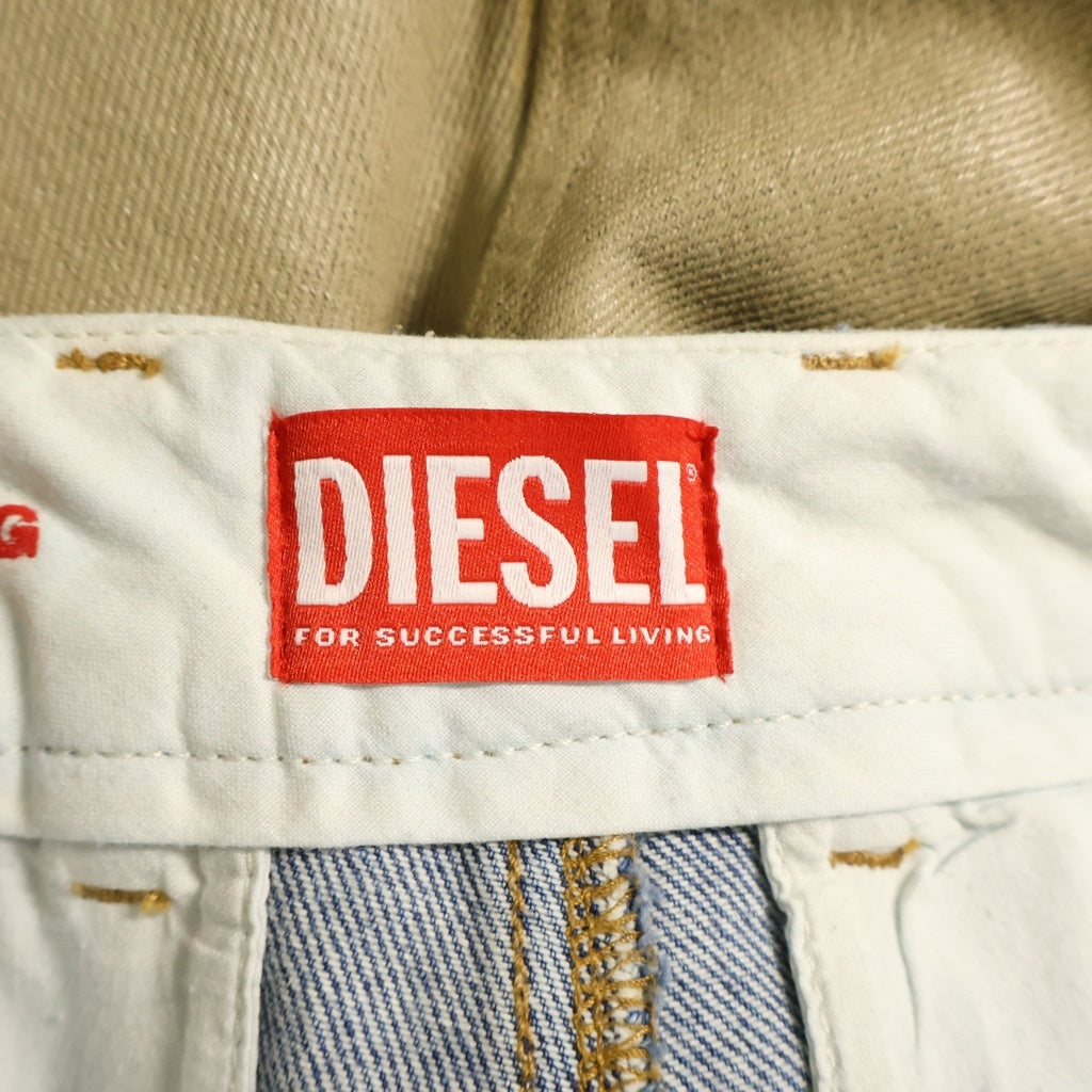 DIESEL(ディーゼル) D-CHINO-WORK センタープレス コーティングデニムパンツ ベージュ