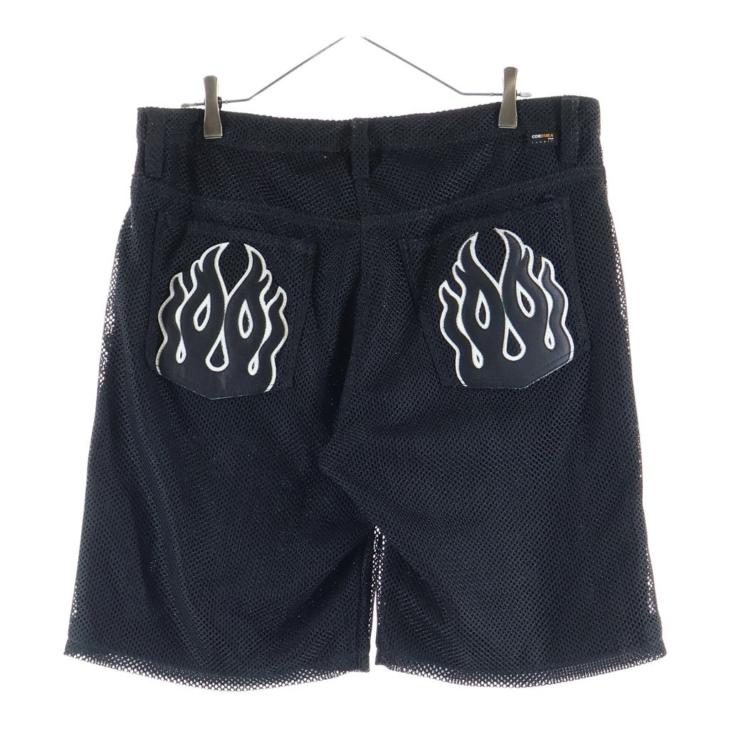 SUPREME(シュプリーム) 22SS ×Vanson Leathers Cordura Mesh Short バンソン レザーズ ロゴパッチメッシュショーツ ブラック