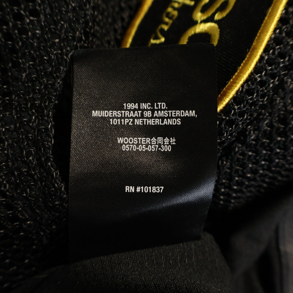 SUPREME(シュプリーム) 22SS ×Vanson Leathers Cordura Mesh Short バンソン レザーズ ロゴパッチメッシュショーツ ブラック