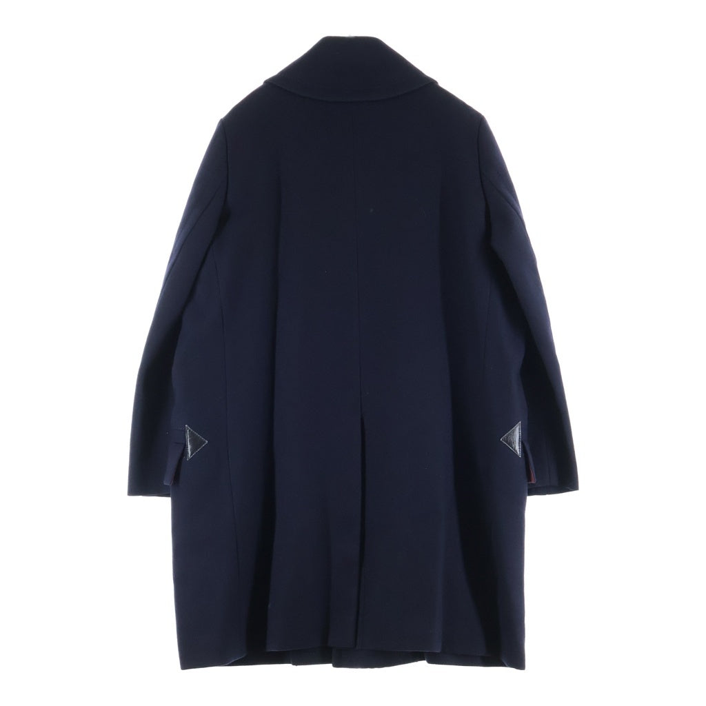 Sacai(サカイ) 17AW ウールPコート ブラック 17-01372M