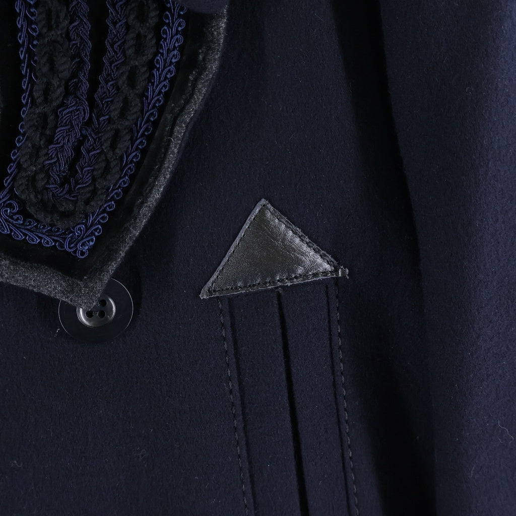 Sacai(サカイ) 17AW ウールPコート ブラック 17-01372M