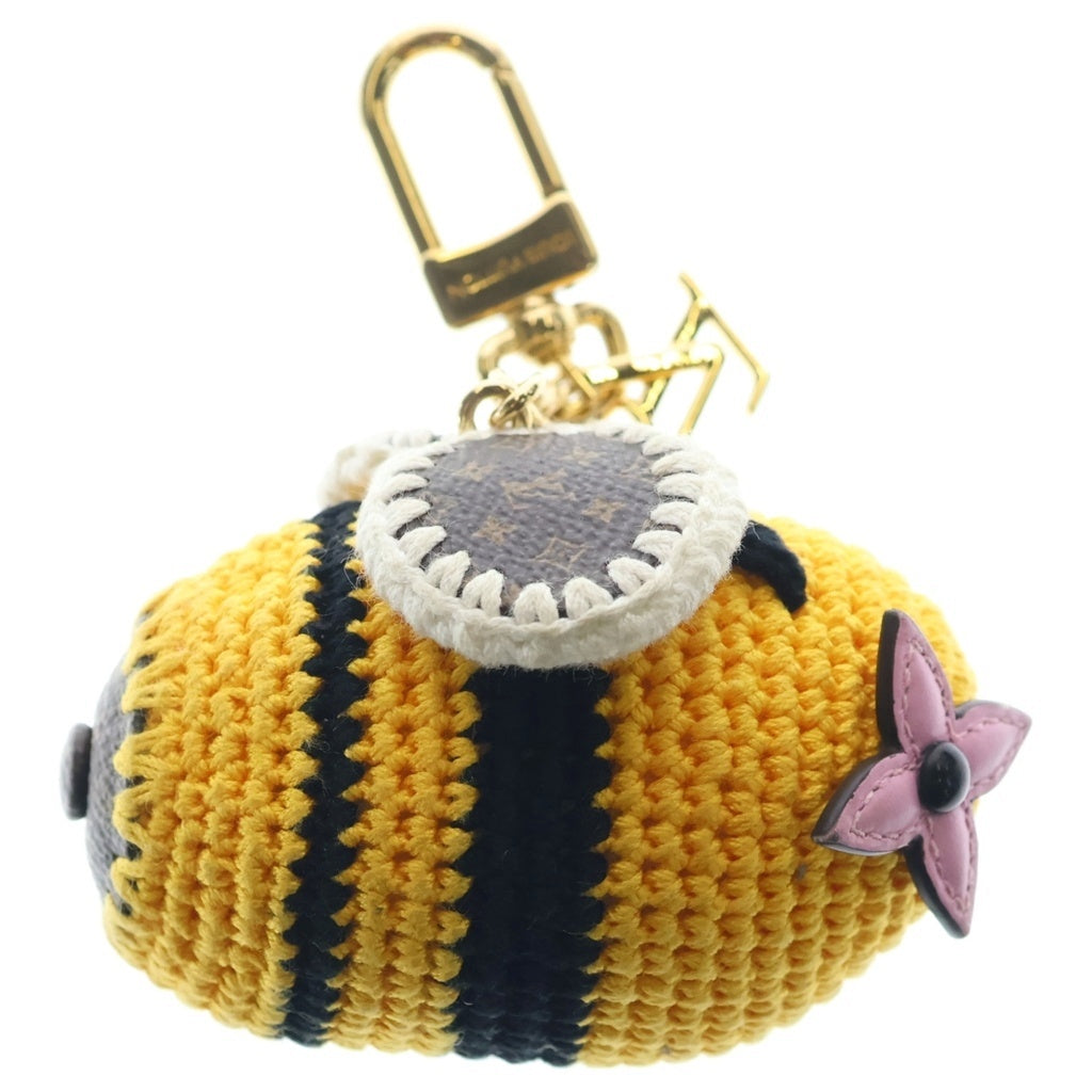 LOUIS VUITTON(ルイヴィトン) モノグラム ビー LV クロシェ バックチャーム イエロー M02585