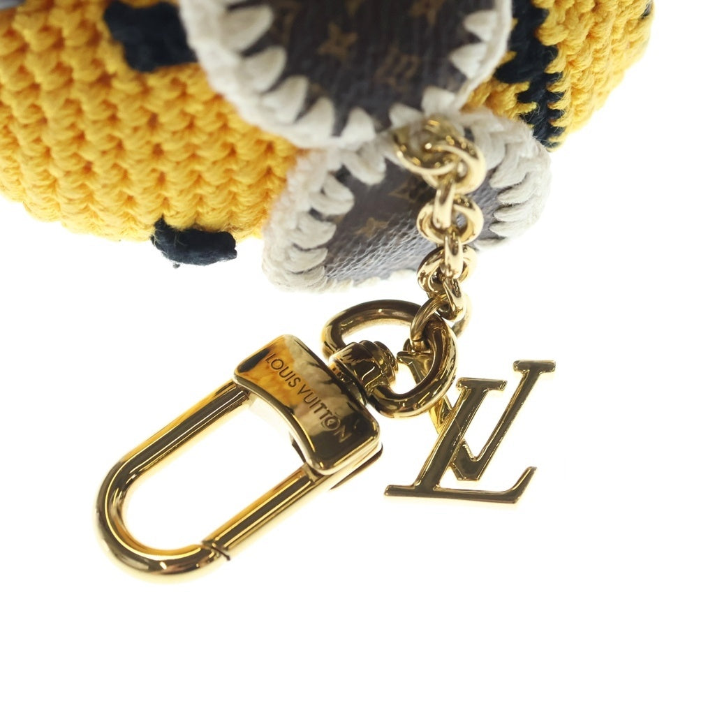 LOUIS VUITTON(ルイヴィトン) モノグラム ビー LV クロシェ バックチャーム イエロー M02585