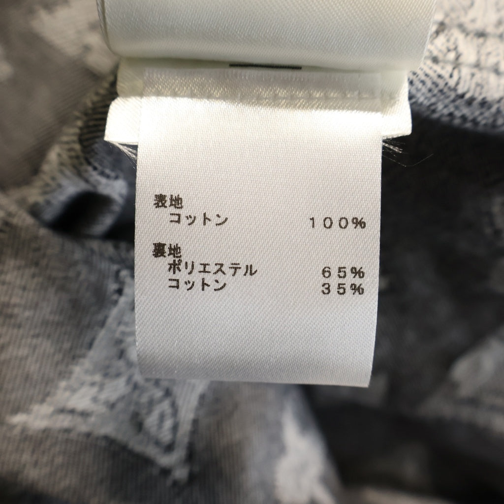 LOUIS VUITTON(ルイヴィトン) 23AW モノグラム ボタンアップ 半袖 デニムジャケット ブラック RM232 ARS HPS73W