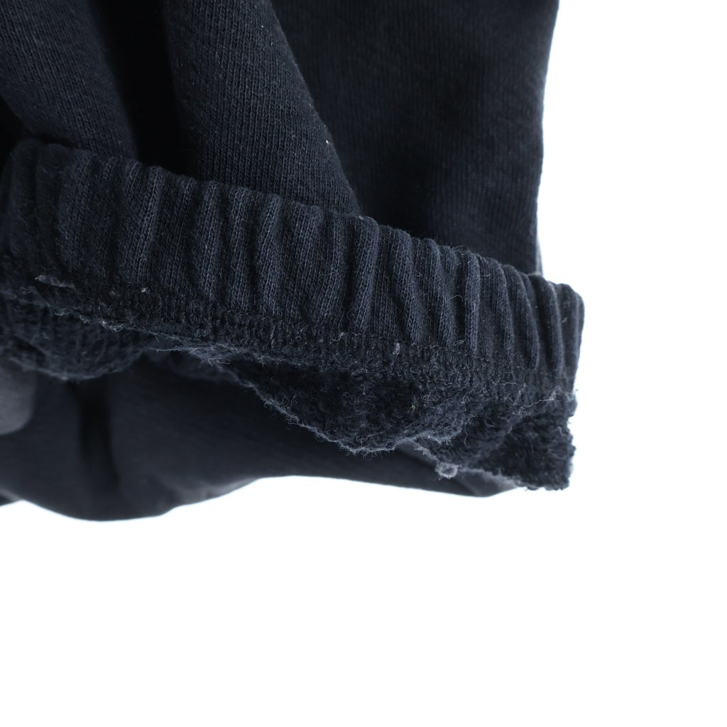 DENIM TEARS(デニムティアーズ) MONO COTTON WREATH SWEAT PANTS モノコットン フラワーモチーフ スウェットパンツ ブラック