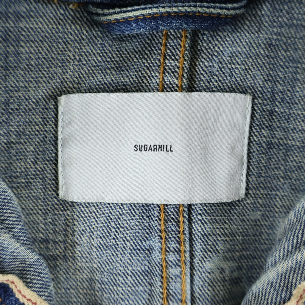 SUGARHILL(シュガーヒル) 23AW RANDOM BLEACH CLASSIC DENIM JACKET ランダムブリーチ クラシックデニムジャケット インディゴ 23AWJK04