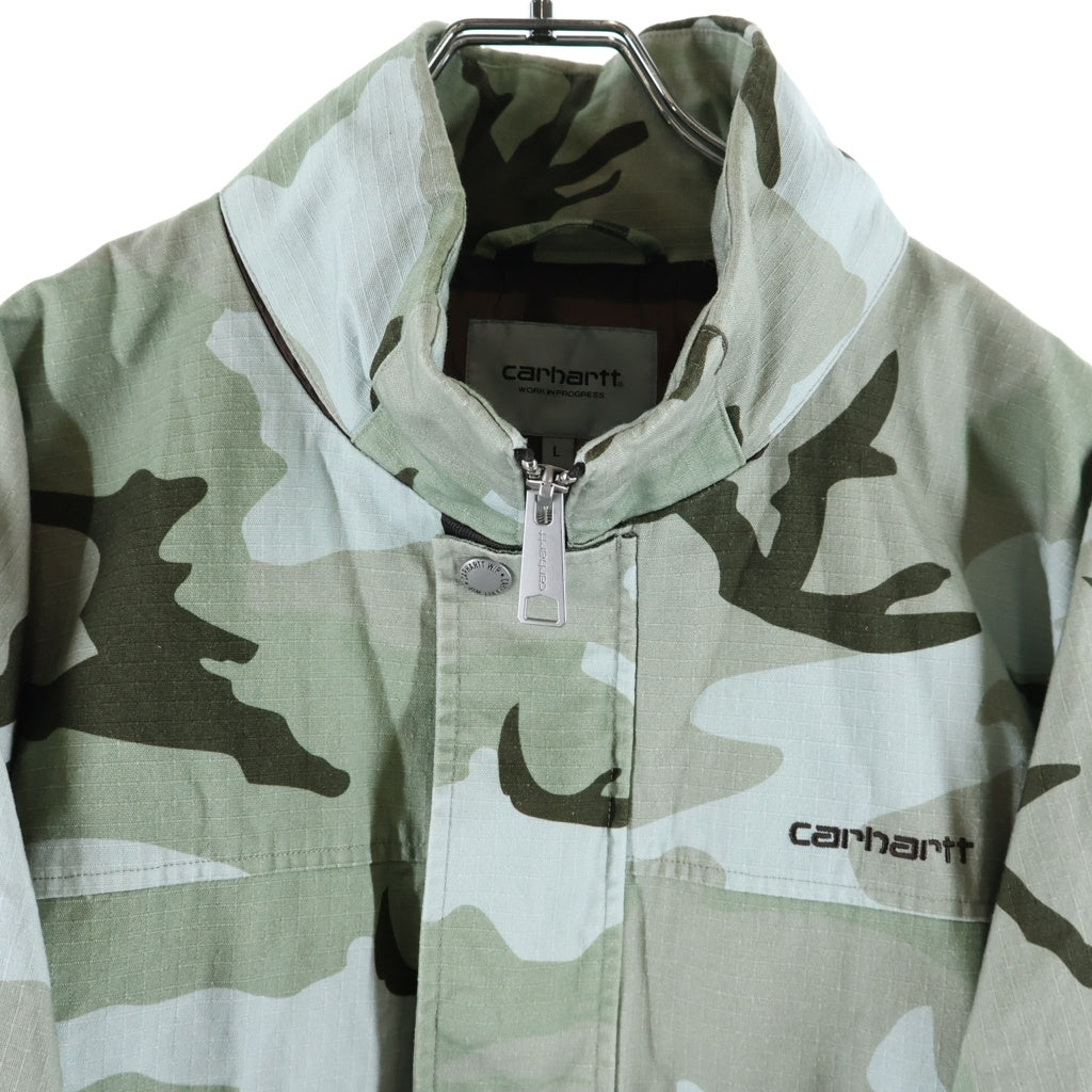 Carhartt WIP(カーハート ダブリューアイピー) CARGO JACKET CAMO ジップアップ カーゴジャケット カモ A261034-26S-31H67