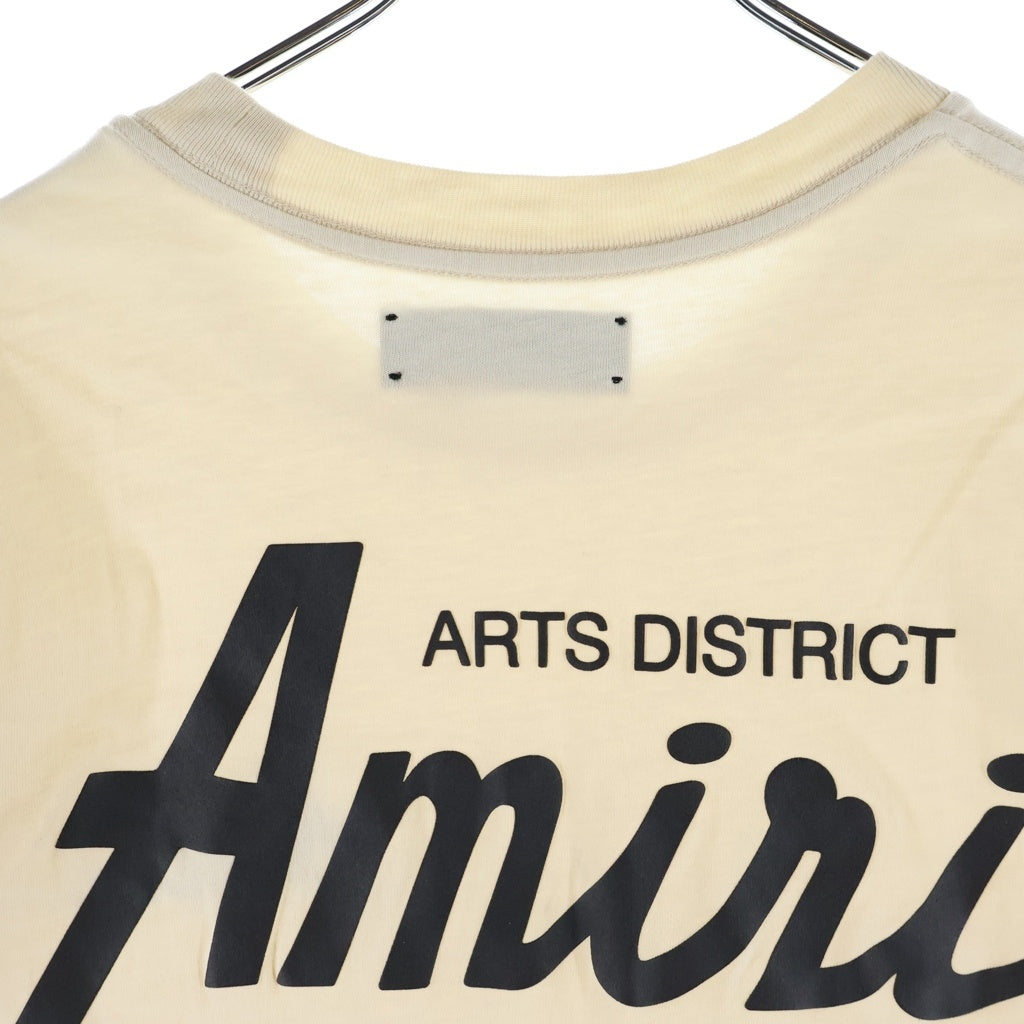 AMIRI(アミリ) CITY COTTON TEE シティ コットン 半袖Tシャツ カットソー アイボリー SRAMJYTE1146SMRBC00