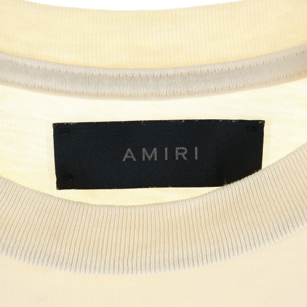 AMIRI(アミリ) CITY COTTON TEE シティ コットン 半袖Tシャツ カットソー アイボリー SRAMJYTE1146SMRBC00