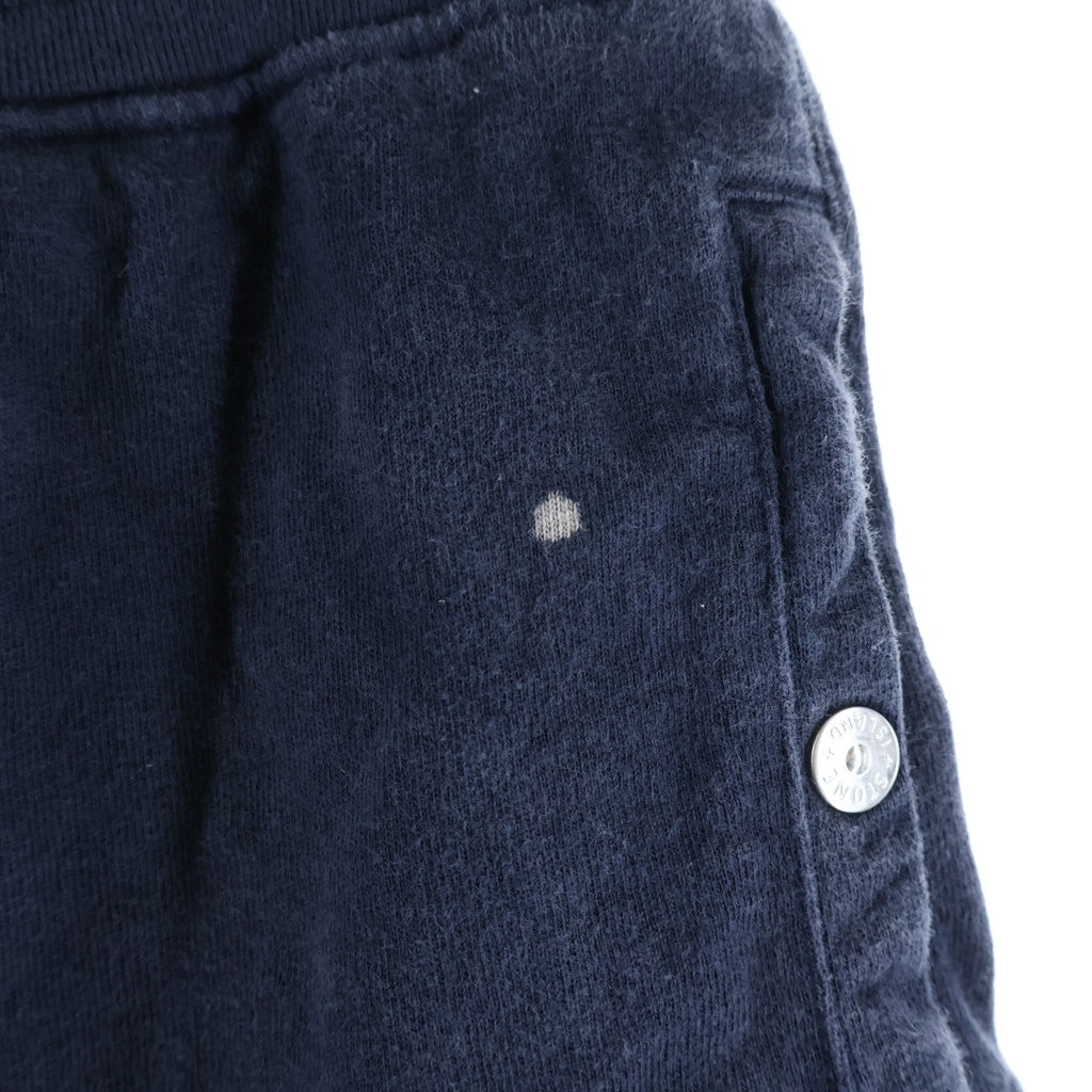 STONE ISLAND(ストーンアイランド) ロゴ刺繍パッチ バミューダ スウェットショートパンツ ネイビー 801563460