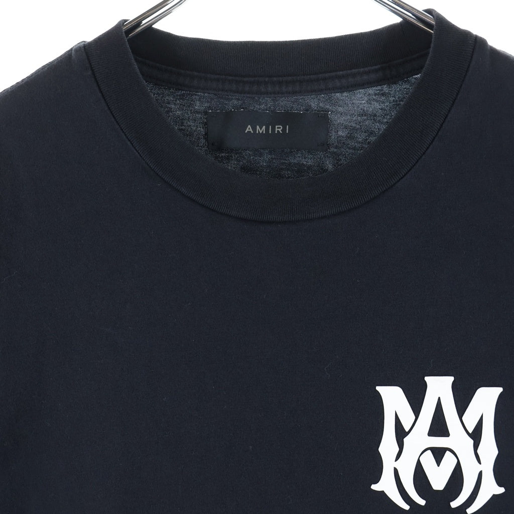 AMIRI(アミリ) 24SS MAロゴプリント 半袖Tシャツ カットソー ブラック SRAMJYTE1032SMRBC011