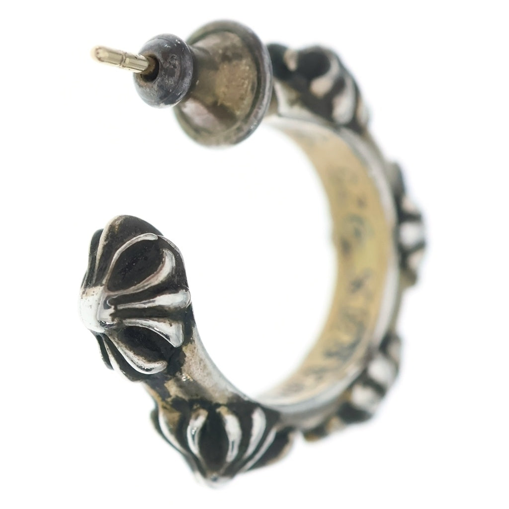 CHROME HEARTS(クロムハーツ) HOOP CROSS クロスバンド フープピアス シルバー BCA100