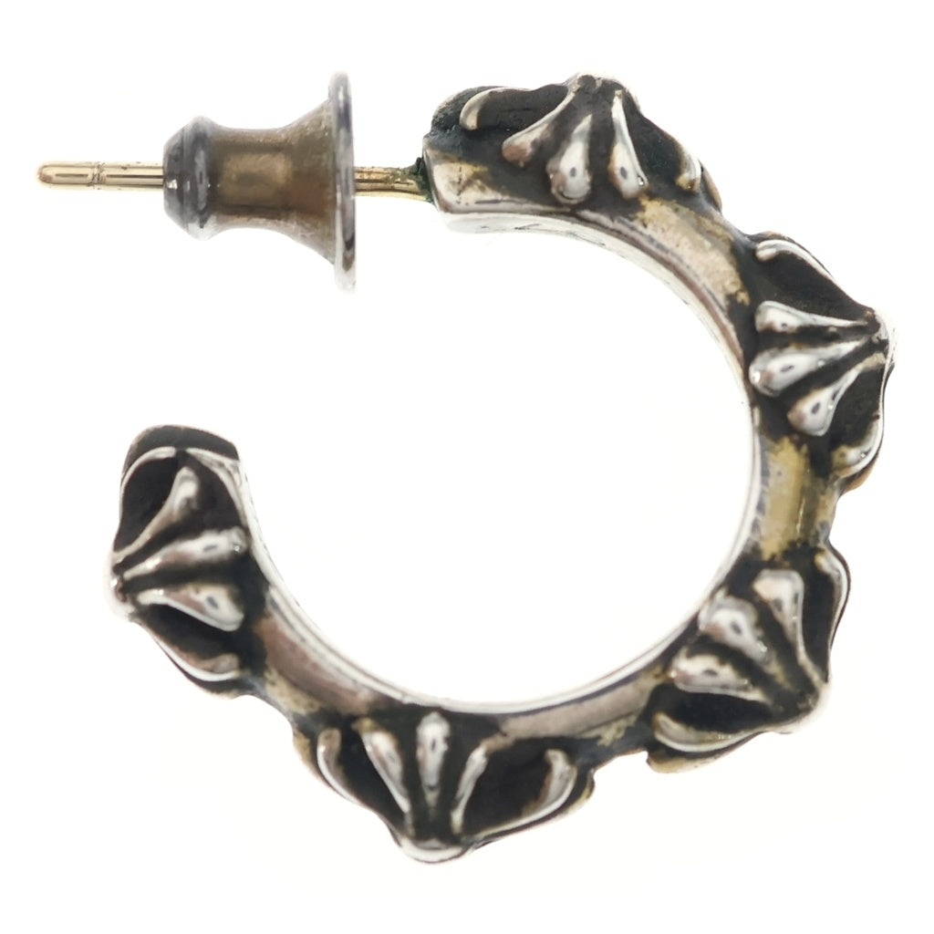 CHROME HEARTS(クロムハーツ) HOOP CROSS クロスバンド フープピアス シルバー BCA100