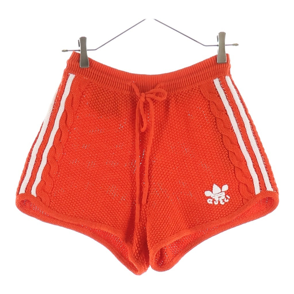 GUCCI(グッチ) 22SS ×ADIDAS アディダス ケーブルニットハーフパンツ レッド 693835 XKCDJ