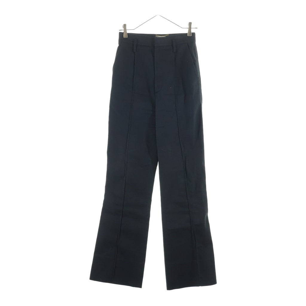 SAINT LAURENT PARIS(サンローランパリ) HIGH WAISTED DENIM PANTS ハイウエスト センタープレスデニムパンツ ブラック レディース 697253 Y7E32