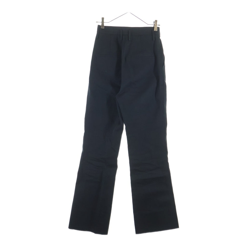 SAINT LAURENT PARIS(サンローランパリ) HIGH WAISTED DENIM PANTS ハイウエスト センタープレスデニムパンツ ブラック レディース 697253 Y7E32