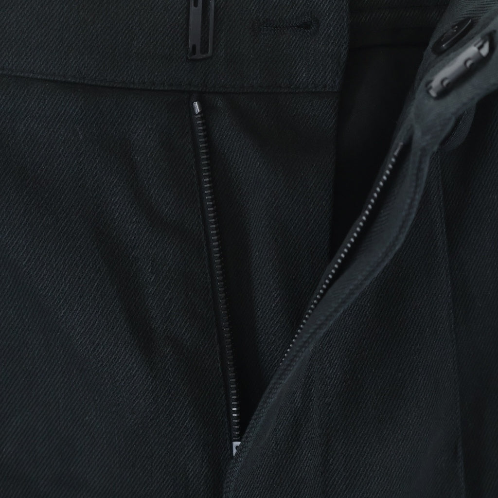 SAINT LAURENT PARIS(サンローランパリ) HIGH WAISTED DENIM PANTS ハイウエスト センタープレスデニムパンツ ブラック レディース 697253 Y7E32