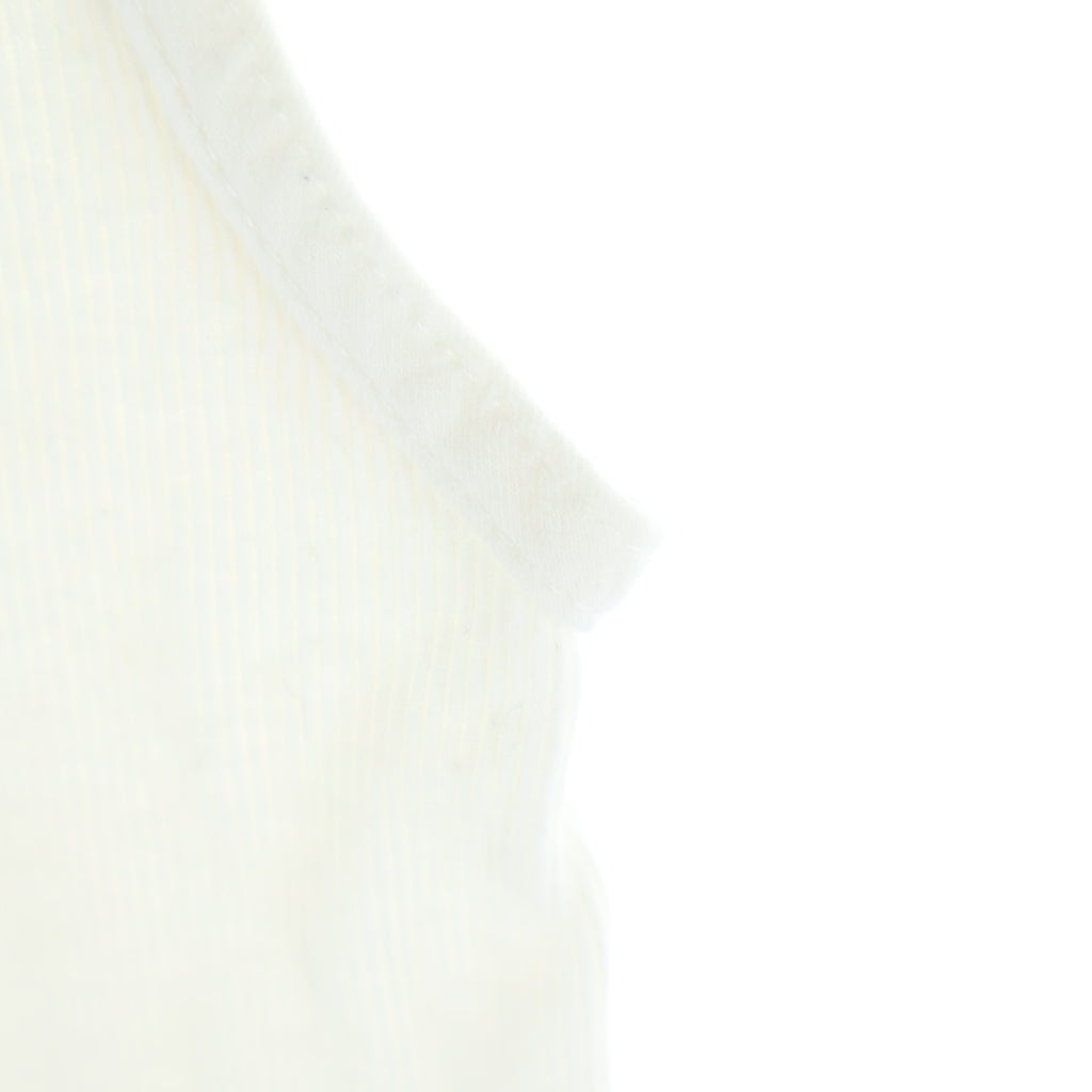 CHROME HEARTS(クロムハーツ) OLD VERTICAL LOGO BACK CROSS PRINT TANK TOP オールド ヴァーティカルロゴ バッククロスプリント タンクトップ ホワイト