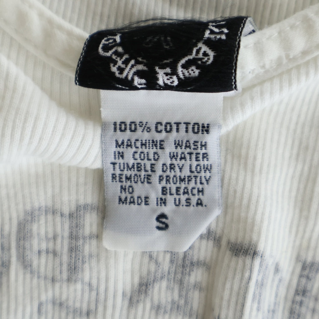 CHROME HEARTS(クロムハーツ) OLD VERTICAL LOGO BACK CROSS PRINT TANK TOP オールド ヴァーティカルロゴ バッククロスプリント タンクトップ ホワイト