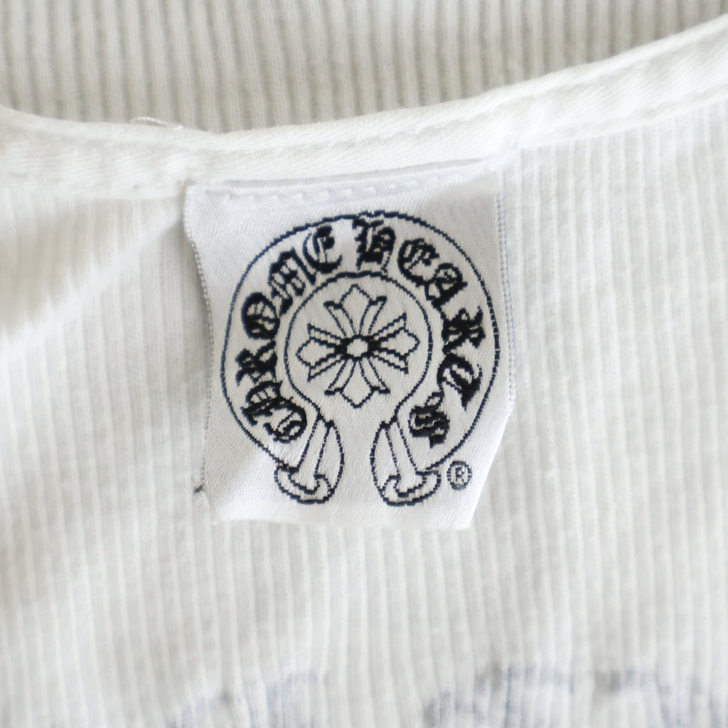 CHROME HEARTS(クロムハーツ) OLD T-BAR LOGO BACK FACKYOU PRONT TANK TOP オールド ティーバーロゴ バックファックユープリント タンクトップ ホワイト