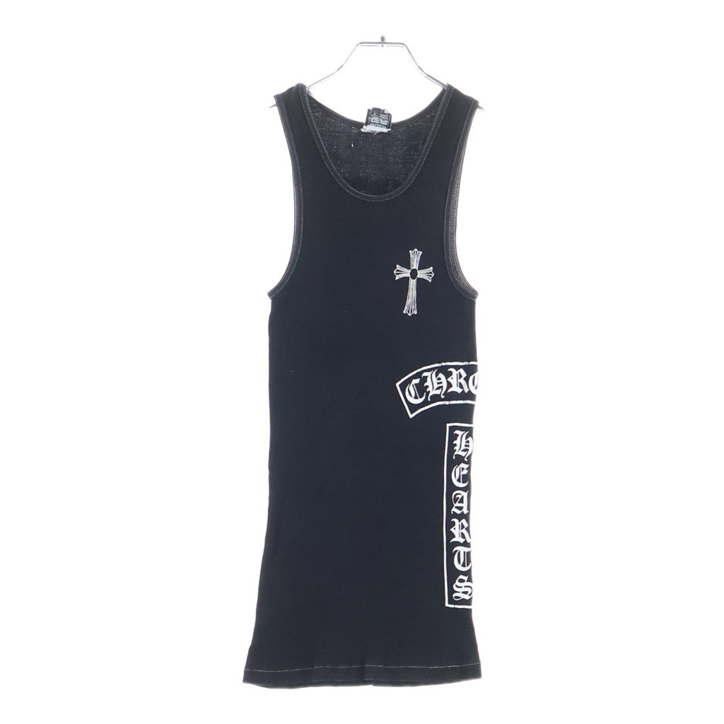CHROME HEARTS(クロムハーツ) OLD T-BAR LOGO BACK FACKYOU PRONT TANK TOP オールド ティーバーロゴ バックファックユープリント タンクトップ ブラック