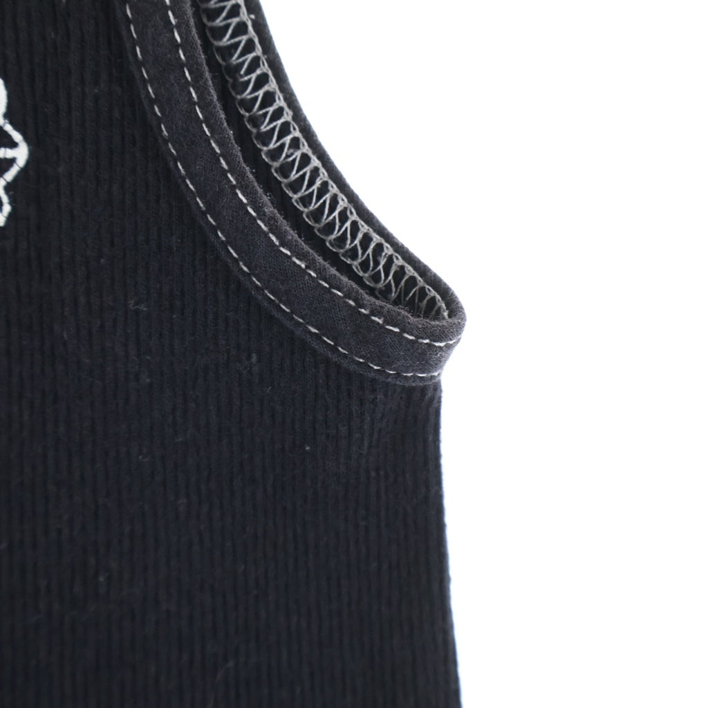 CHROME HEARTS(クロムハーツ) OLD T-BAR LOGO BACK FACKYOU PRONT TANK TOP オールド ティーバーロゴ バックファックユープリント タンクトップ ブラック