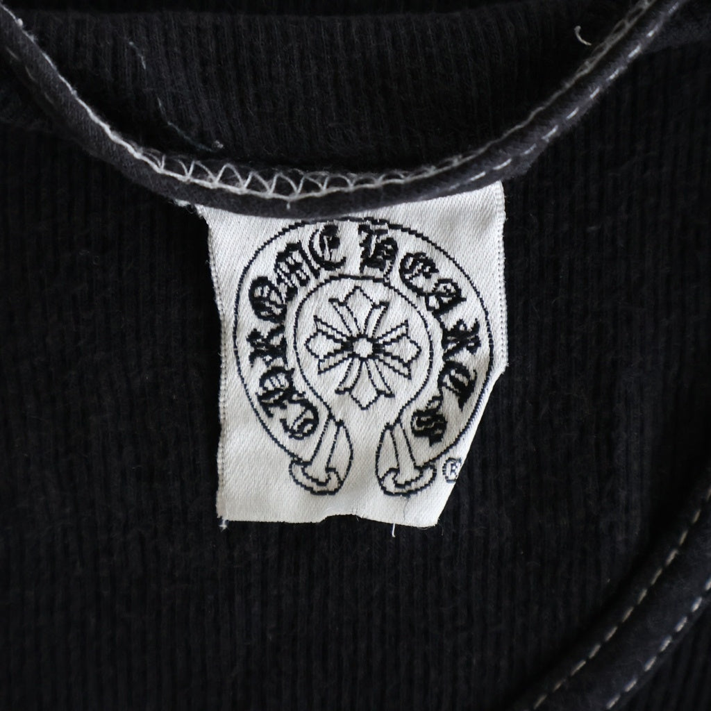 CHROME HEARTS(クロムハーツ) OLD T-BAR LOGO BACK FACKYOU PRONT TANK TOP オールド ティーバーロゴ バックファックユープリント タンクトップ ブラック