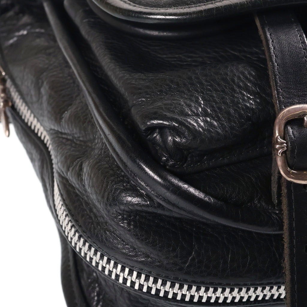 CHROME HEARTS(クロムハーツ) SHOULDBR BAG TINY ガンスリンガーストラップレザーショルダーバック ブラック