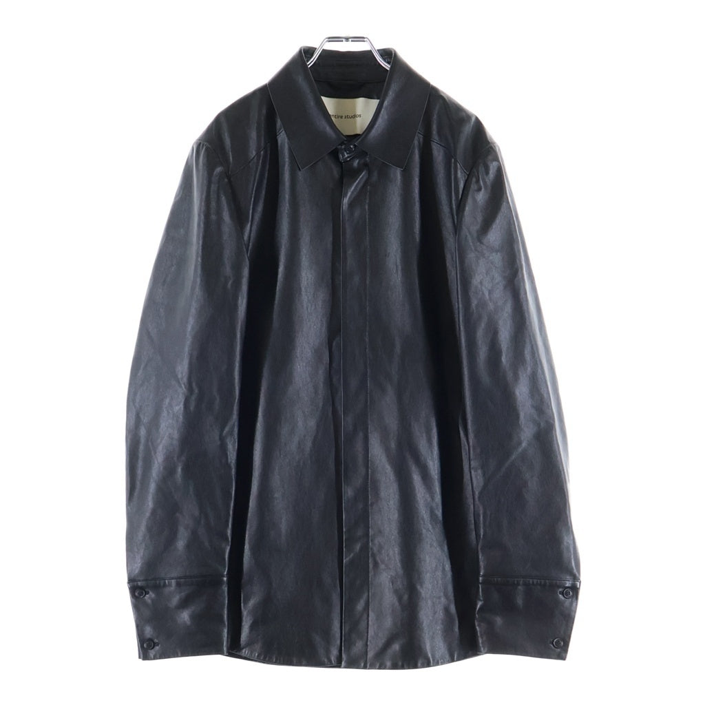 entire studios(エンタイア スタジオ) 25SS Legacy Leather Shirt