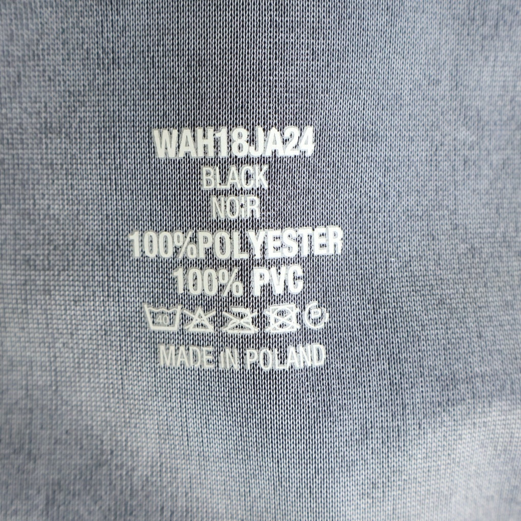 VETEMENTS(ヴェトモン) 17AW Oversized Hooded Raincoat オーバーサイズ フーデット レインコート ブラック WAH18JA24