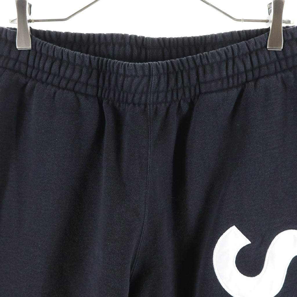 SUPREME(シュプリーム) 26SS Satin Applique Sweatpant サテンアップリケ スウェットパンツ ブラック