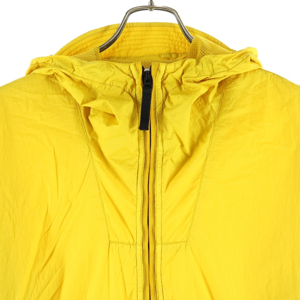 STONE ISLAND(ストーンアイランド) 23SS MEMBRANA TC メンブラーナ ティーシー ロゴワッペン ジップアップナイロンジャケット イエロー 581540223