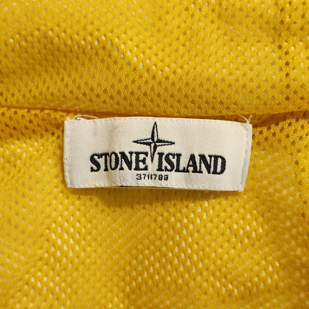 STONE ISLAND(ストーンアイランド) 23SS MEMBRANA TC メンブラーナ ティーシー ロゴワッペン ジップアップナイロンジャケット イエロー 581540223