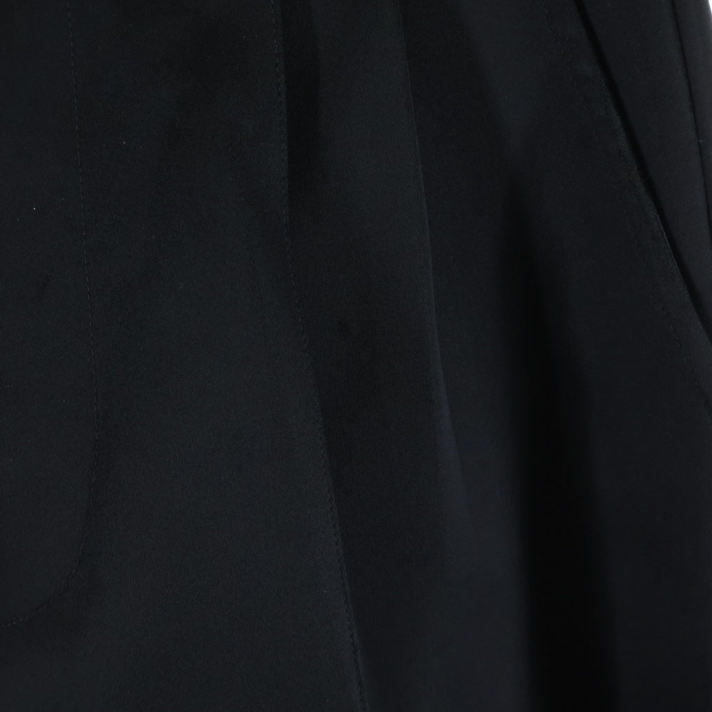 Peter Do(ピーター ドゥ) 19AW 2タック入りスラックスパンツ ベルト付きテーパードパンツ ブラック/ピンク PD-FW19-108