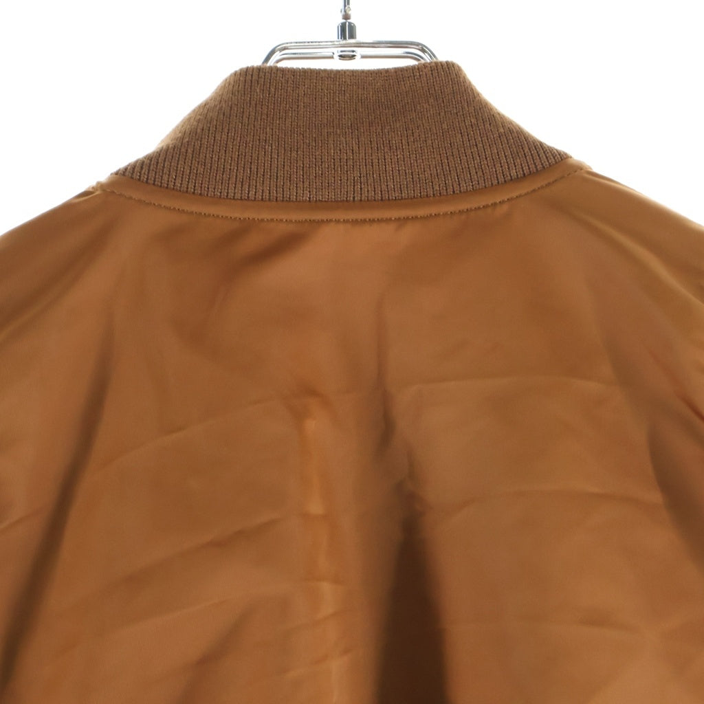 Sacai(サカイ) 20AW MA-1ドッキング プリーツ ナイロンコート ロングコート ブラウン 20-05305 レディース