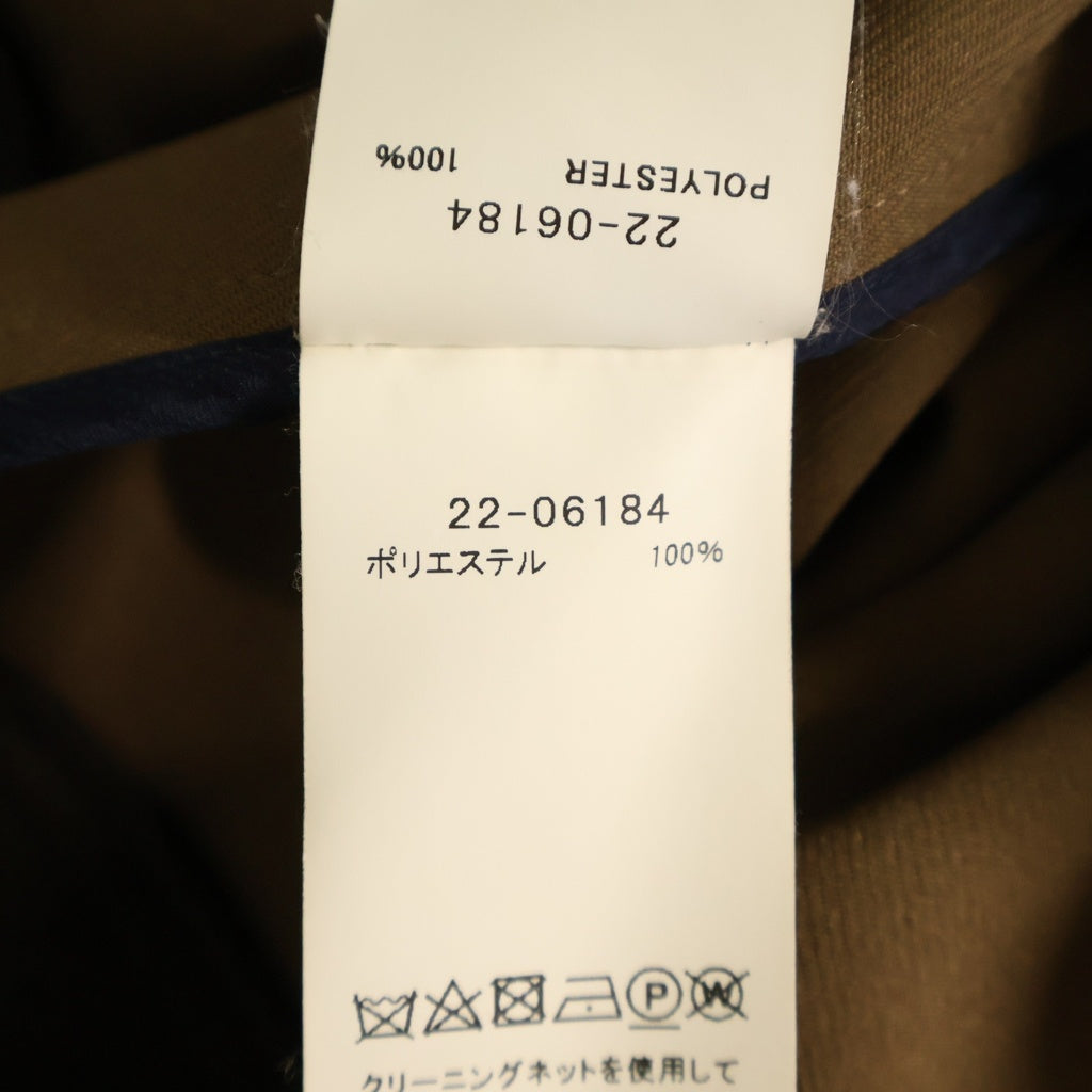 Sacai(サカイ) 22AW Technical Jersey Pullover ロゴジップ テクニカルジャージー スウェット ブラウン 22-06184 レディース