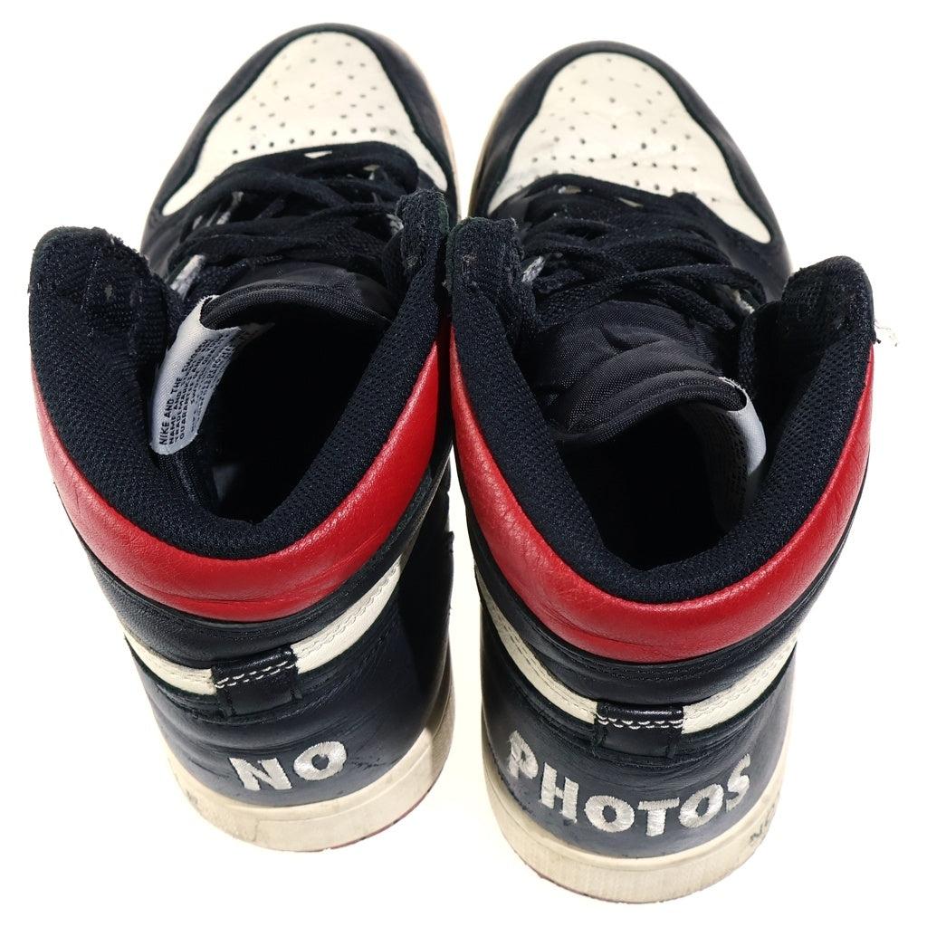 NIKE(ナイキ) AIR JORDAN1 RETRO HIGH OG NOT FOR RESALE エアジョーダン1 レトロ ノットフォーリセール レザーハイカットスニーカー ブラック/ホワイト US9/27cm 861428-106