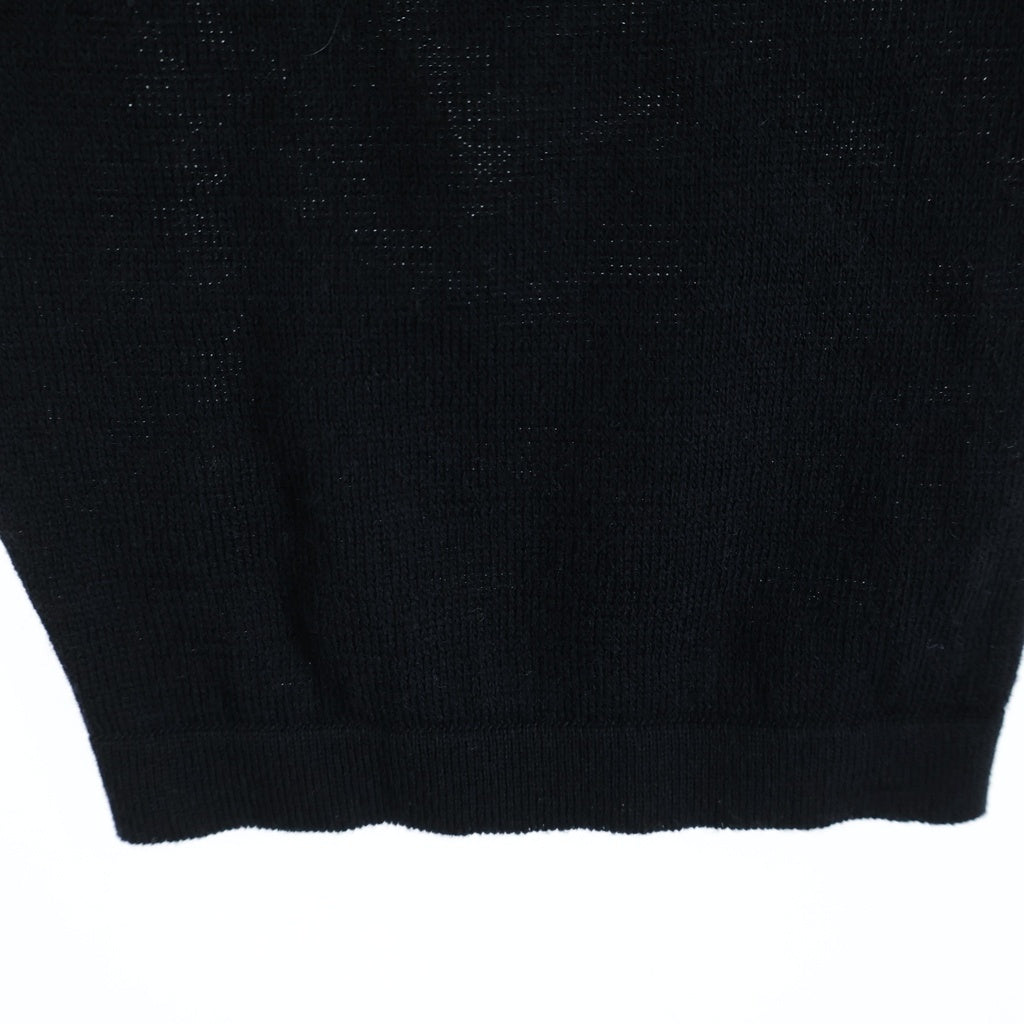 CHROME HEARTS(クロムハーツ) 26SS 3CROSS PATCH CH LOGO 3クロスパッチ CHロゴ刺繍 長袖ラグランスリーブTシャツ ブラック/ホワイト