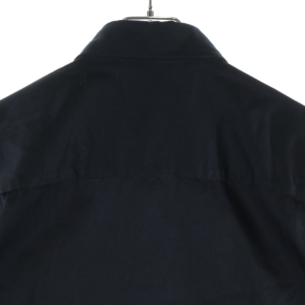 ANN DEMEULEMEESTER(アンドゥムルメステール) MAURICE モーリス ロングシャツ 長袖シャツ ブラック 2202-M-SH18-FA130-099