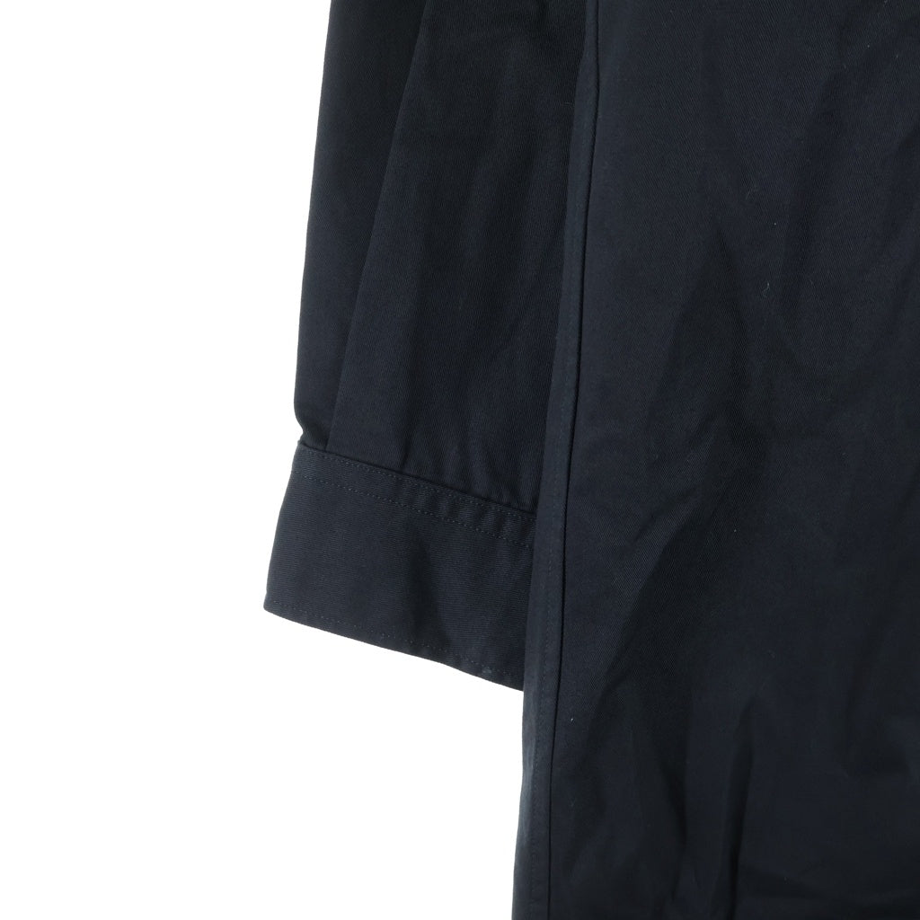 ANN DEMEULEMEESTER(アンドゥムルメステール) MAURICE モーリス ロングシャツ 長袖シャツ ブラック 2202-M-SH18-FA130-099