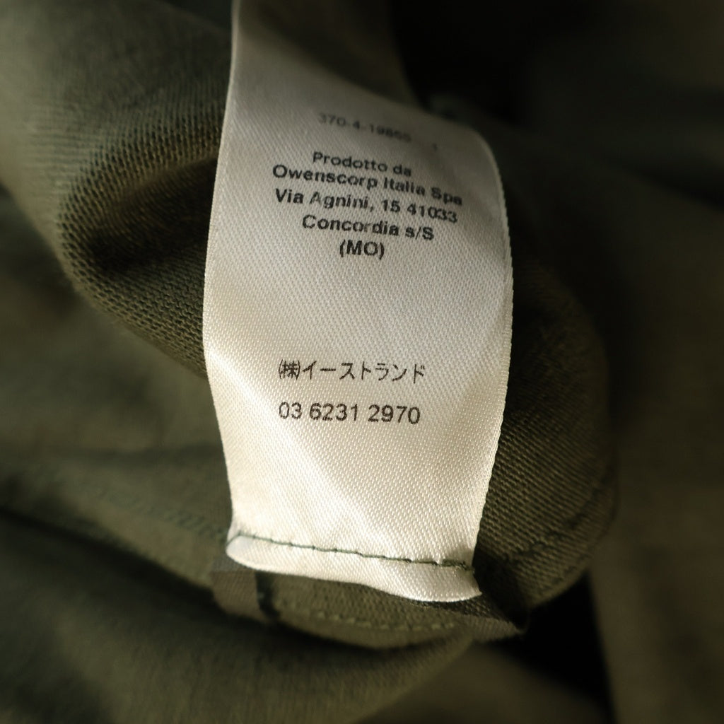 Rick Owens(リックオウエンス) 22AW SHORT CREWNECK LS T 長袖Tシャツ グリーン RU02B2277-BA
