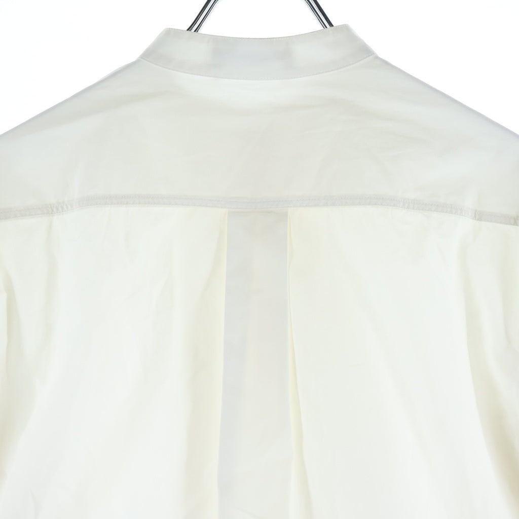 JIL SANDER(ジルサンダー) ストライプデザイン クロップド長袖シャツ ホワイト JSXT600305WT 24550012 レディース