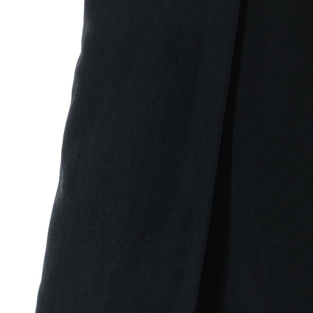 Yohji Yamamoto POUR HOMME(ヨウジヤマモト プールオム) 26SS POUR HOMME TATUXEDO SLIM BALOON PANTS プールオム タキシード スリム バルーンパンツ ブラック HK-P10-500