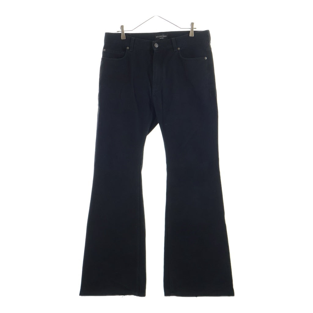 BALENCIAGA(バレンシアガ) 24SS Flared Pants ブーツカットフレアドデニムパンツ 790405 TQW83 ブラック